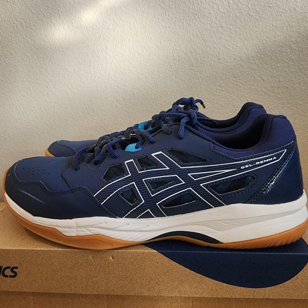 ASICS GEL-RENMA Shoes Mens Size 11 Indigo Blue Court Pickleball 1071A068-402 - Picture 5 of 14